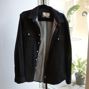 Stretch denim muscle shirt